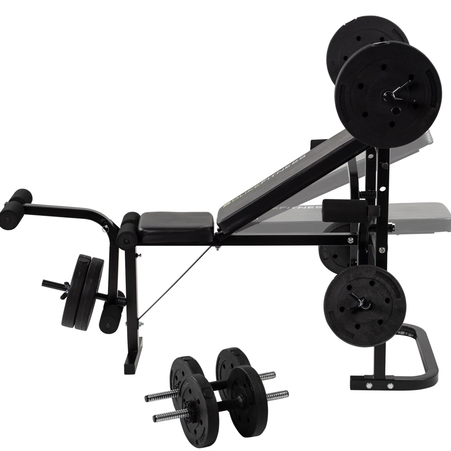 Duke Fitness Hantelbank Set