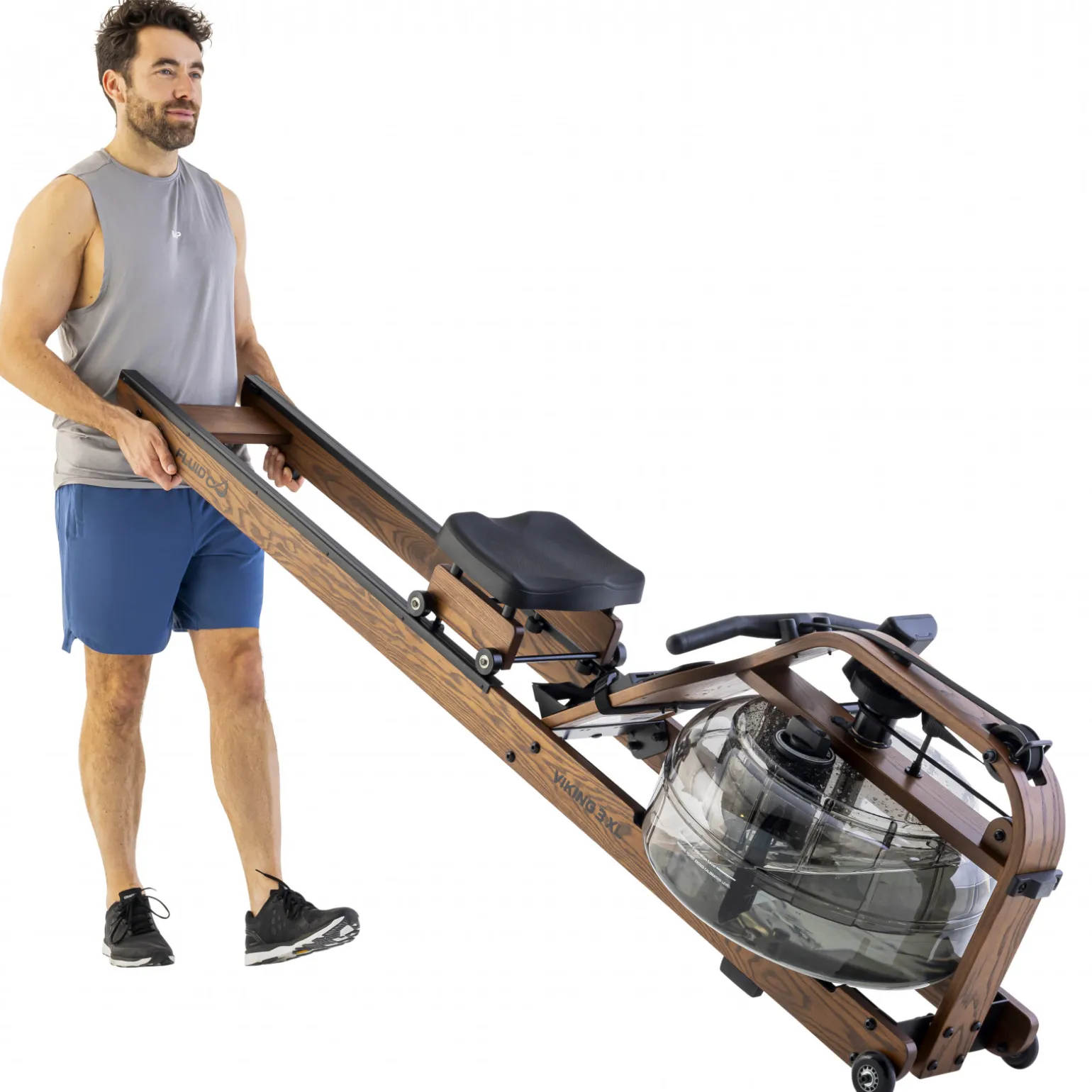 Fluid Rower Rudergerät Viking 3 XL Walnuss
