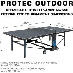 Schildkröt Outdoor Tischtennisplatte ProTec