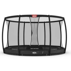 Berg Trampolin InGround Champion inkl. Sicherheitsnetz Deluxe AirFlow Pro
